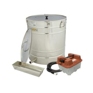 Воскотопка на базе нержавеющего отстойника 200 л, с парогенератором, версия Эко
