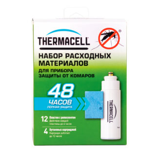 Запасной набор ThermaCell - 4 газовых картриджа и 12 пластин