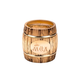 Бочонок для меда и сыпучих продуктов Двухцветный Бондарь
